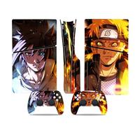 Kit de vinilos Extra Resistentes MaD Vision® para PlayStation 5 (PS5) Disc Slim| Set de vinilos Mate para Consola + 2 mandos - para Anime|Naruto Diseño