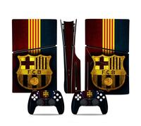 Kit de vinilos Extra Resistentes MaD Vision® para PlayStation 5 (PS5) Disc Slim y Digital Slim| Set de vinilos Mate para Consola + 2 mandos - para FC Barcelona Diseño