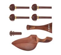 Kit De Violín 4/4 Tamaño Completo Accesorios Clavijas De Palisandro Cordal Carrillera