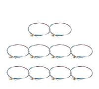 Kit de violín Accesorios 1-30 Uds Cuerdas De Violín 4/4 Cuerda De Violín Profesional EADG Core Piezas De Instrumentos Musicales Accesorios De Violín De Aluminio (Color : 10Pcs)