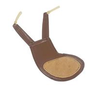 Kit de violín Accesorios 1/4-1/2 Violín Hombro Resto Violín Suave Violín Mentonera Cojín Accesorio (Color : Brown)