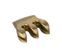Kit de violín Accesorios 1 Pieza De Metal Violín Mudo Práctica Violín Silenciador Piezas De Violín Accesorios (Color : Gold)