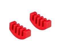 Kit de violín Accesorios 4/4 3/4 1/2 1/4 1/8 Reposabrazos Para Violín Pies Plegables Práctica De Violín Piezas De Violín Silenciadas (Color : 2PCS Violin Mute RD)