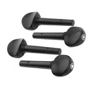 Kit de violín Accesorios 4 Uds., 3/4, 4/4 Clavijas De Afinación De Violín De Ébano Carcasa Con Incrustaciones Con Orificio Abierto Para Accesorios Para Instrumentos Musicales De Violín