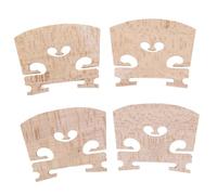 Kit de violín Accesorios Puente De Violín De Madera De Arce Hecho A Mano, Puentes De Soporte para Cuerda De Arco Profesional para Accesorios para Instrumentos Musicales De Tamaño 4/4, 4 Uds.
