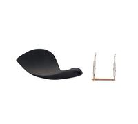 Kit de violín Accesorios Reposapiés Para Violín, Soporte Ajustable Para Violín Para Accesorios De Piezas De Violín 3/4 4/4 (Color : Chin Rest with Screw)