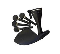 Kit de violín Accesorios Un Juego De Mentonera De Violín De Ébano, Cordal Y Clavijas 4/4 3/4 1/2 1/4, Accesorios Para Violín (Color : 4/4)