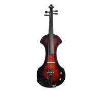Kit De Violín Eléctrico De Tamaño 4/4, Violín Mudo De Madera Maciza Con Caja De Cable De Arco, Accesorios De Ébano, Juego De Accesorios