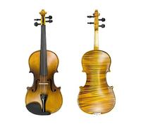 Kit De Violín Para Estudiantes De Madera Maciza Hecho A Mano, Violín Acústico De Tamaño 4/4 Con Puente De Arco De Madera De Brasil 4/4, Funda Con Correa De Transporte Triangular