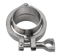 Kit de virola de soldadura sanitaria con triple abrazadera y junta de PTFE en acero inoxidable 304 para accesorios de tubería higiénica y aplicaciones de tuberías (51 mm)