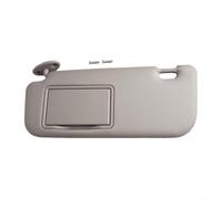 Kit de visera solar con espejo para posiciones de cabina dual compatible con Toyota para Corolla 2014 2015 2016 2017 2018 2019 (gris está conduciendo)