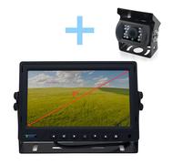 Kit de visión trasera yatek pantalla ahd de 7' + cámara 1080p de vis