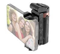 Kit de vlogging, trípode para teléfono con luz, Equipo de transmisión, trípode Ajustable para Selfie, de vlog portátil, Bloggers de Viajes, Vloggers y entusiastas de la fotografía,