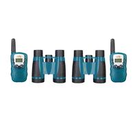 Kit De Walkie-talkie Y Prismáticos Levenhuk Labzz Wtt10 Azul