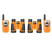 Kit de walkie-talkie y prismáticos Levenhuk LabZZ WTT10 Naranja 19x16x10 cm.