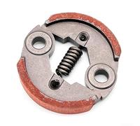 Kit de zapatas de fricción de embrague para cortasetos 32 34F, dos equipos de césped y aplicaciones de sierra de rama alta (cuero rojo 32 embrague)