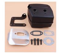 Kit deflector de escape for Jonsered 625 II 630 Super 670 Champ Motosierra gasolina motosierra repuesto