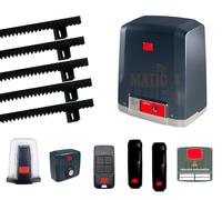 Kit Deimos Ultra BT A600 24 V 600 kg 2611822 con 5 m de cremallera puerta corredera ML07