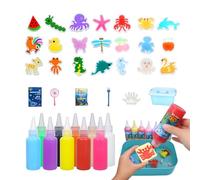 Kit Del Agua - 10 Geles 12 Moldes Actividades Creativas Artísticas | Kit De Artes Creativas Para Niños A Partir De 5 Años | Momentos En Familia Escuela Hogar Cumpleaños Manualidades