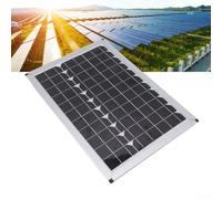 Kit del panel solar de 100W 18V, panel de generación de energía solar al aire libre abrazadera monocristalina DCbattery del silicio para el coche, RV, barco, motocicleta