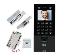 Kit del Sistema de Control de Acceso de la Puerta de la Cara Facial IP/TCP Máquina de Asistencia de Huellas Dactilares biométricas de TCP Contraseña USB Cerraduras eléctricas,Gestión eficiente(Kit