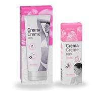 [Kit Depilatorio piel sensible Cuerpo y Cara] Cremas depilatorias facial y corporal Deliplus + espátula + folleto con precauciones + 1 gel post-depil + 1 manopla