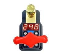Kit desconectador de batería de coche | Aislador de potencia con pantalla digital 12 V-24 V, control de descarga de batería de coche | para aparcamiento a largo plazo, viaje por carretera