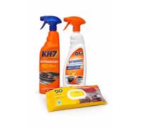 Kit Desengrase Intensivo Cocina - Quitagrasas KH7 + Quitagrasas Bosque Verde + Toallitas Desengrasantes - Pack 3 Productos Antigrasa
