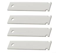 Kit Deslizadores para tambor Secadora WE1M1067 4 Piezas Kit Deslizadores | Compatible para ge para hotpoint, plástico , reduce fricción, instalación sencilla, pack 4 unidades