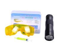 Kit Detector de Fugas AC Automóvil Herramienta De Diagnóstico Con Colorante
