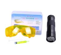 Kit Detector de Fugas AC Automóvil Herramienta De Diagnóstico Con Colorante