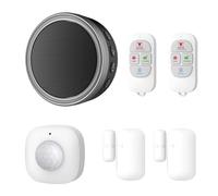 Kit de alarma inteligente WiFi 2,4 GHz, sirena 90 dB, detector de movimiento y apertura, flash LED, 868 MHz