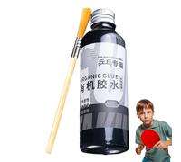 Kit Di Colla Per Racchette Da Pong - Detergente Per DinningTennis Da 100 Ml Con Spazzola | Sicuro, Facile Da Usare, Professionale, Di Lunga Durata | Colla Per Racchette Da Pong Per