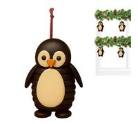 Kit Di Decorazioni Natalizie - Set Di Pendenti Animali con Bottoni 3D | 8 Cm Decorazione FAI-Da-Te In Abs E Cartone | Ciondolo Elefante | Ornamento Giocattolo per Albero