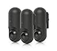Ubiquiti UACC-Flex-Cam-PWM-Black-3 Pack de 3 montajes en pared profesionales negros para cámara Flex de UniFi Protect