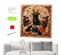 Kit Di Pittura Strass Halloween Pre-Stampato Nessuna Abilità Necessaria
