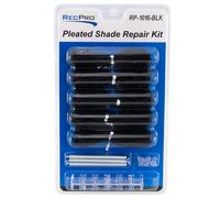 Kit di riparazione dell'ombra pieghettata RECPRO RV | Kit di risiedere per la finestra del giorno della finestra notturna (nero)