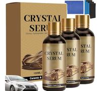 Kit di rivestimento ceramico per auto, agente di rivestimento ad effetto rapido, brillantezza a lunga durata e resistenza ai graffi, prodotto fai-da-te per la cura dell'auto ad alta brillantezza