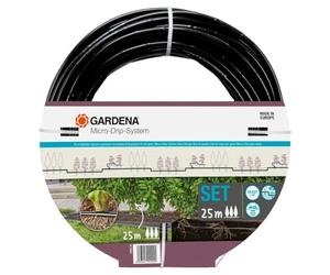 Kit d'initiation : 25 m de tuyau a goutteurs incorporés et bouchon fin de ligne - 13502-26