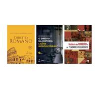 Kit Direito Romano + O Direito na História + História do Direito