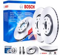 Kit Discos De Freno Delantero BOSCH Para RENAULT Laguna III Latitude 1.5 2.0 dCi