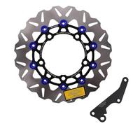 Kit Discos Freno Rotor De Disco Freno Delantero Para Motocicleta, 267MM, Para Modificación Para PCX160, Juego Código Adaptador Conexión Radiación