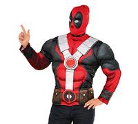 Kit disfraz de Deadpool musculoso para hombre