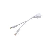 Kit divisor de inyector PoE pasivo con módulo de alimentación RJ45 de 12-48 V(WHITE-A style)