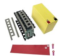 Kit DIY 18650 Soporte para Caja de batería, Anillo Aislante de batería 18650, 3S 40A 12V Li-Ion Placa de protección de batería de Litio PCB BMS, Tiras de níquel Puro para Paquete de baterías