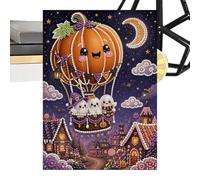 Kit DIY de arte perlado Jesús artesanía cristiana fantasma brillante | Kits de pintura de cuentas DIY para muebles de entrada, salón, pared, biblioteca, oficina y amantes del ocio creativo
