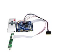 Kit DIY De Módulo Controlador De Placa Controladora LCD De Firmware De Escritura Gratuita For Panel TTL De 6,5 "-15,6" 50 Pines 1 Canal/6 Bits 40 Pines 1280X800 1366X768(Collocation 2)