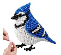 Kit DIY Pájaro Perlado 3D Perlado de Pájaro Hecho a mano, Arte | Kit de animales de perlas para adultos principiantes decoración del hogar abalorios mochila regalos de fiesta