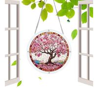 Kit DIY para adultos, decoración colgante, diseño de árbol de 18,8 cm - acrílicos, decoración de jardín, regalo interior exterior, jardín, mamá tía mujer