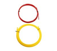 Kit doblador de tubos de cobre para aire acondicionado con tiras de plástico PE integradas para tubos rojos de 1/4 y 1/2 amarillo, reutilizable para juego de herramientas HVAC